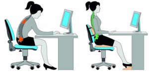 lumbar back support helps with slouching